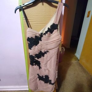 NWT Blush one shoulder dress
